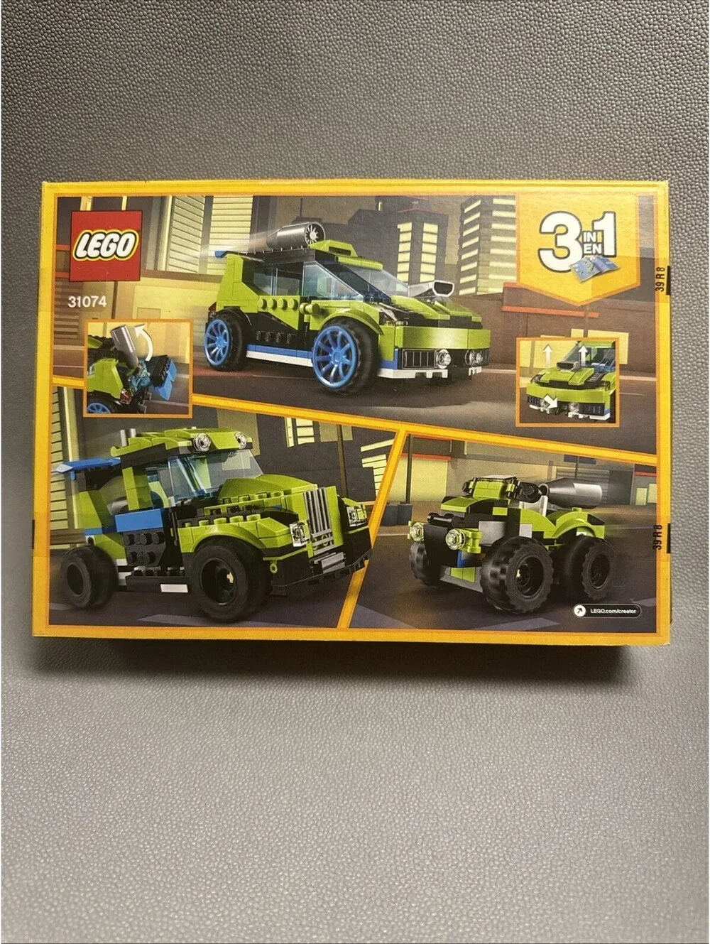 LEGO Creator 3in1 Rocket Rally Car 31074 Building Kit (241 Piece) New Sealed